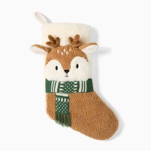 ISO West Elm Reindeer Plush Stocking